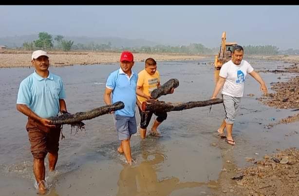 शितलपुर शव दाह घाट सरसफाई