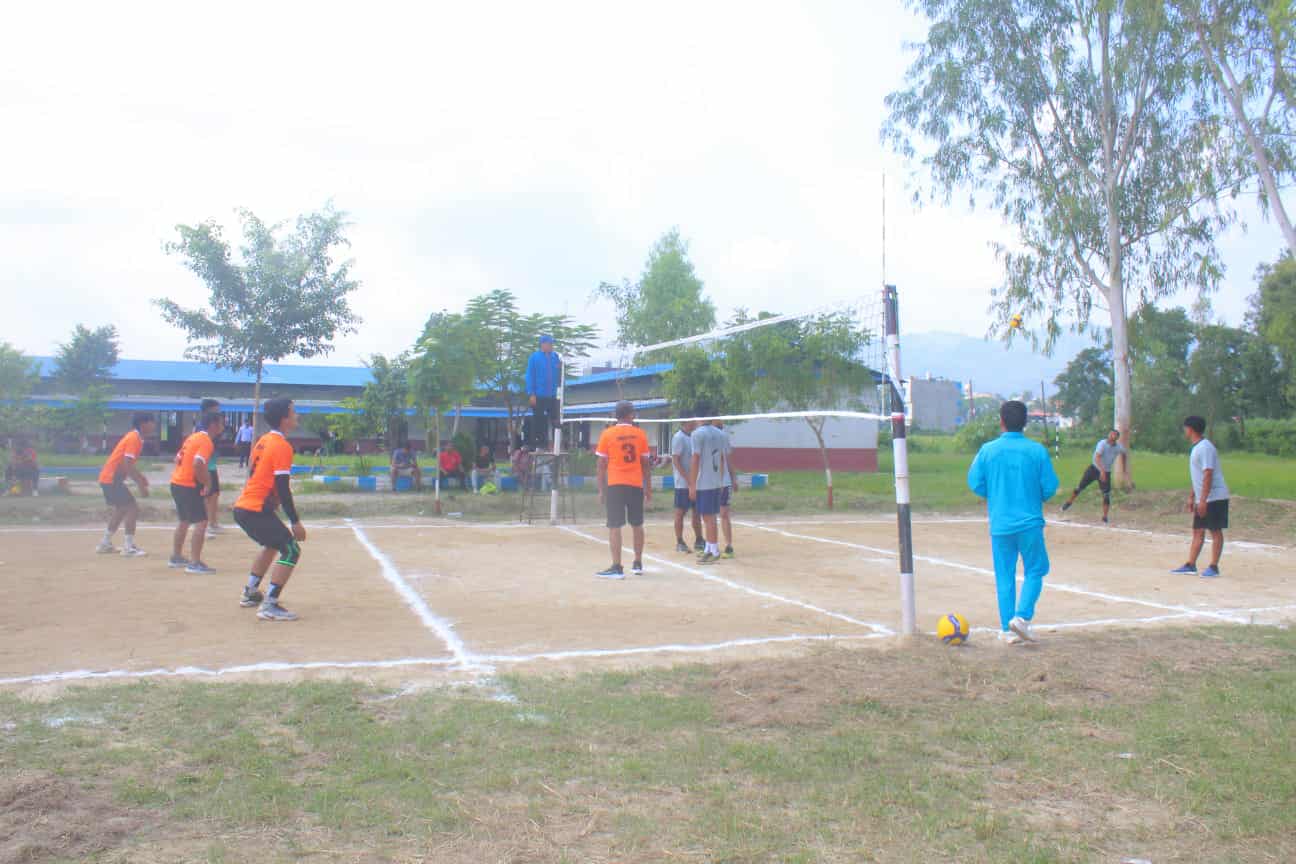 भलिबल प्रतियोगितामा गढवा गाउँपालिका विजयी