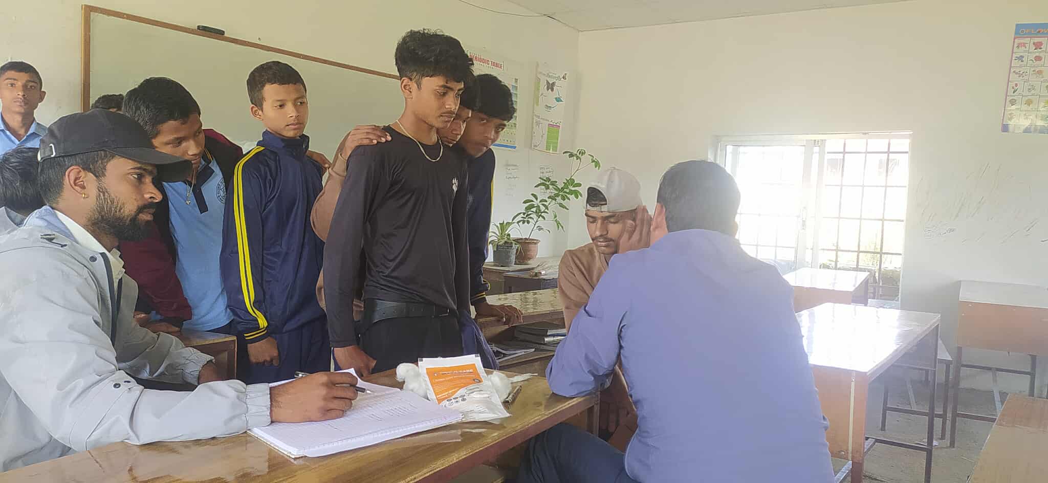 गढवामा विद्यालयस्तरीय कुष्ठरोग स्क्रिनिङ कार्यक्रम सुरु