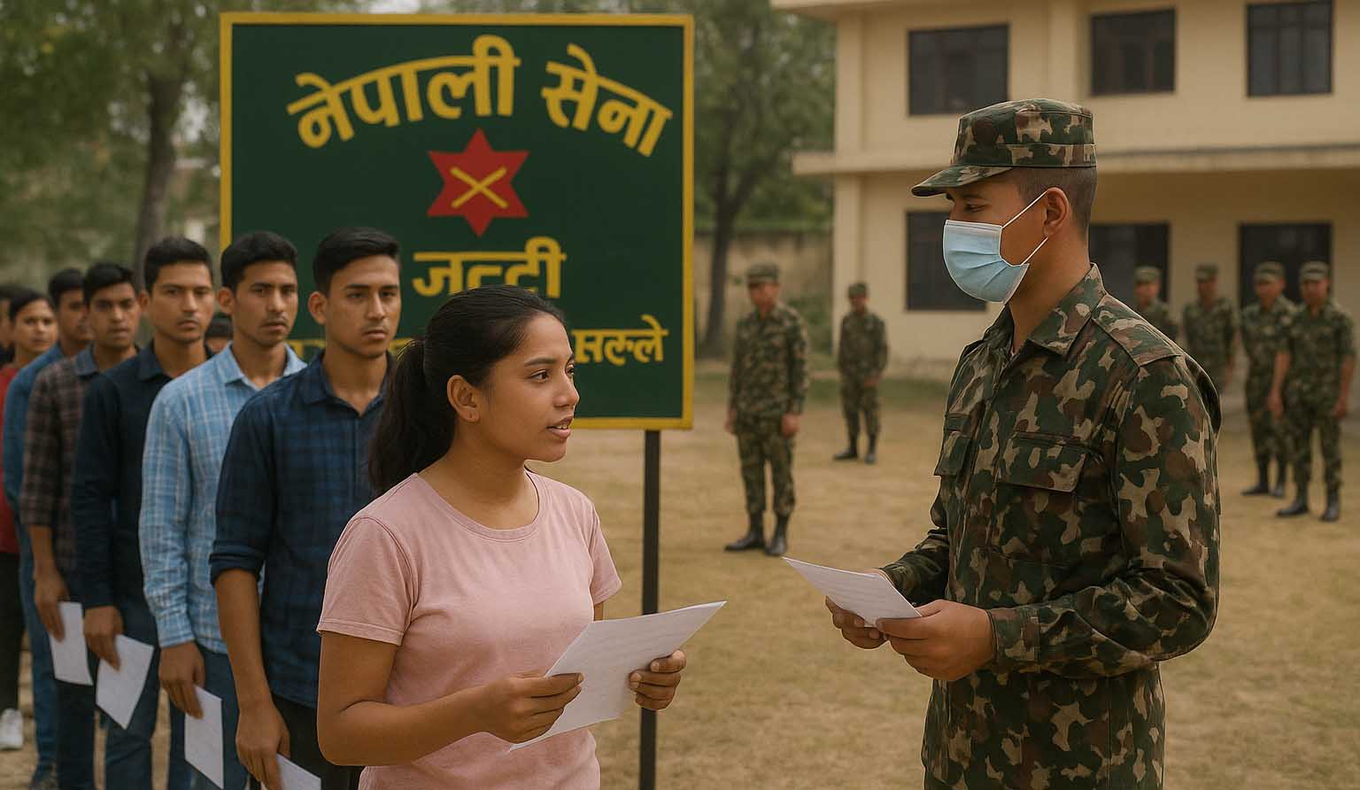 दाङ र रुकुममा नेपाली सेनामा भर्ना खुला