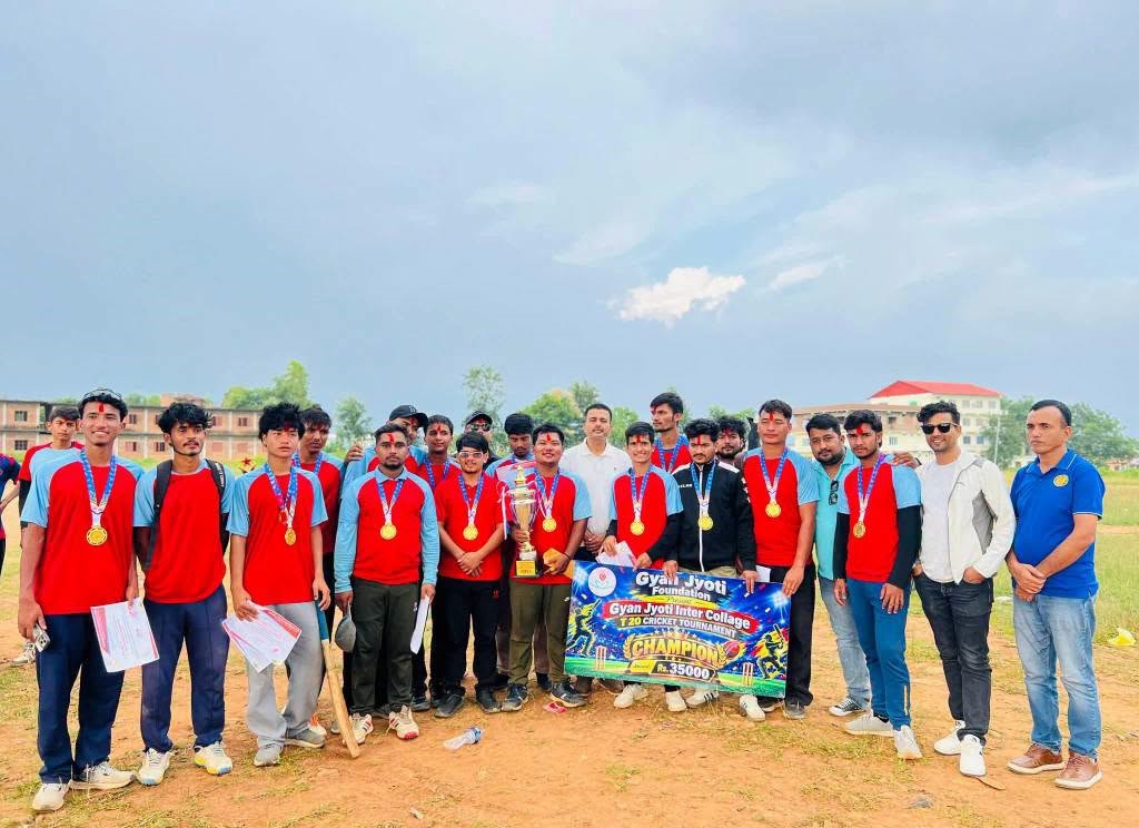 ज्ञान ज्योति कलेजलाई ५ विकेटले पराजित गर्दै राप्ती बबईले विजयी